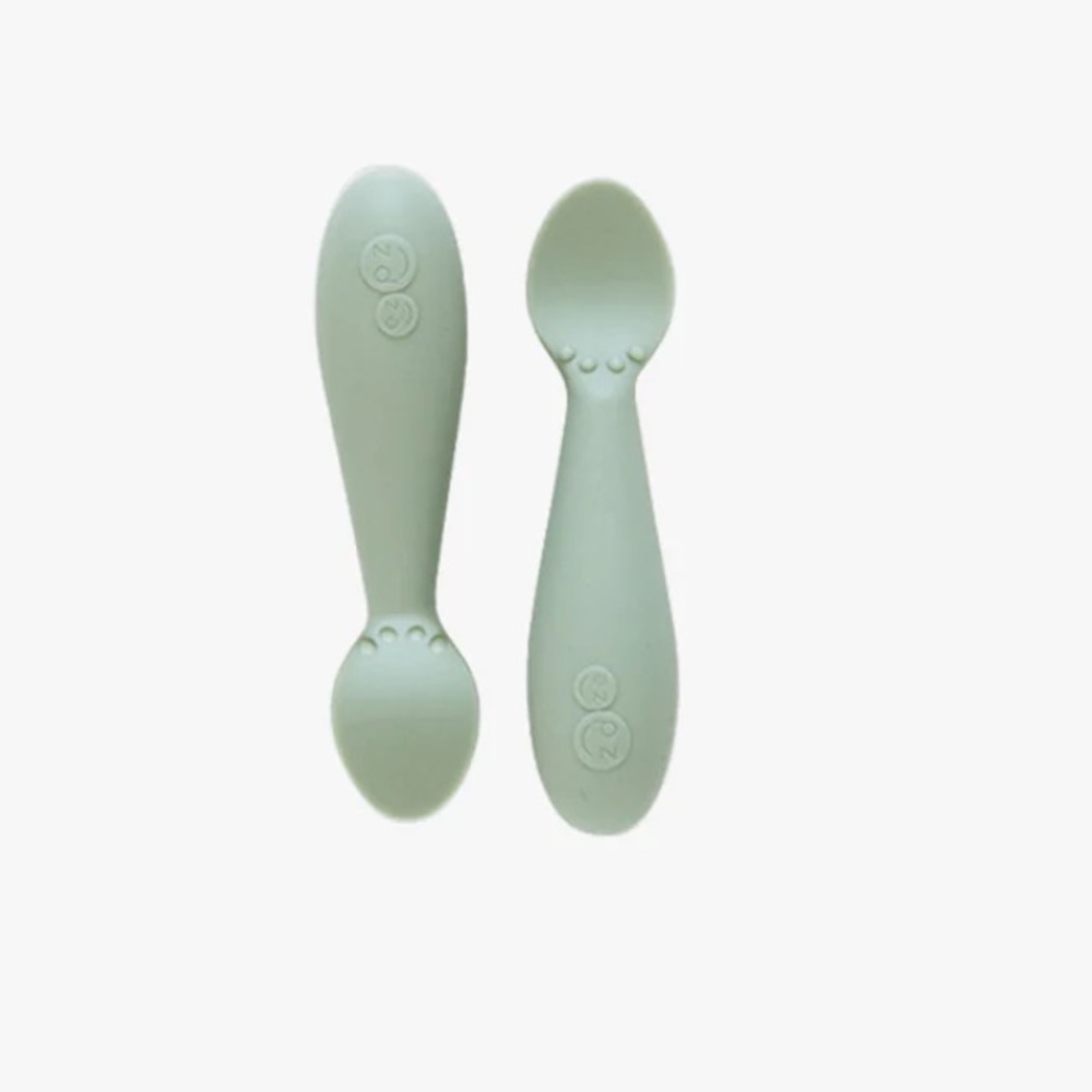 EZPZ Tiny Spoon Twin Pack - Sage Green - EUC - Bundle my EZPZ Products & Save